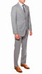 Mens Savannah Light Grey Slim Fit 3 Piece Suit