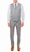 Mens Savannah Light Grey Slim Fit 3 Piece Suit