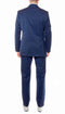 Ferrecci Mens Savannah Navy Slim Fit 3 Piece Suit