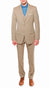 Ferrecci Mens Savannah Tan Slim Fit 3 Piece Suit