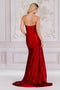 Amelia Couture BZ032 Fitted Strapless Beaded Gown with Slit