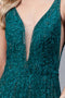 Amelia Couture 2103 Sophisticated Fitted Gown with Embroidered Lace Detailing