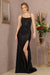 GLS Gloria GL3141 Fitted Lace-Up Back Jersey Gown