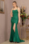 GLS Gloria GL3141 Fitted Lace-Up Back Jersey Gown