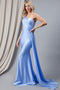 Amelia Couture 387 Fitted One-Shoulder Lycra Gown