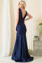 Amelia Couture 370-1 Fitted Sleeveless Lycra Gown