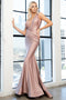 Amelia Couture 370 Fitted Sleeveless Lycra Gown