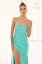 Nox Anabel Sleeveless Fitted Gown with Slit T1140