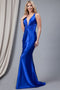 Amelia Couture 5039 Fitted Sleeveless V-Neck Gown