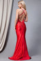 Amelia Couture 5039 Fitted Sleeveless V-Neck Gown