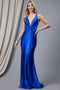 Amelia Couture 5039 Fitted Sleeveless V-Neck Gown