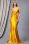 Amelia Couture 5039 Fitted Sleeveless V-Neck Gown