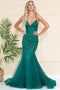 Amelia Couture SU066 Floral Embellished Mermaid Gown