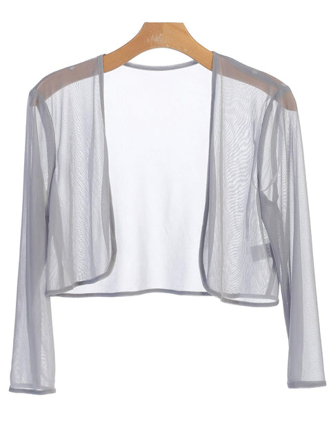 Eva Fashion 3277 Chiffon Bolero Jacket - Sale