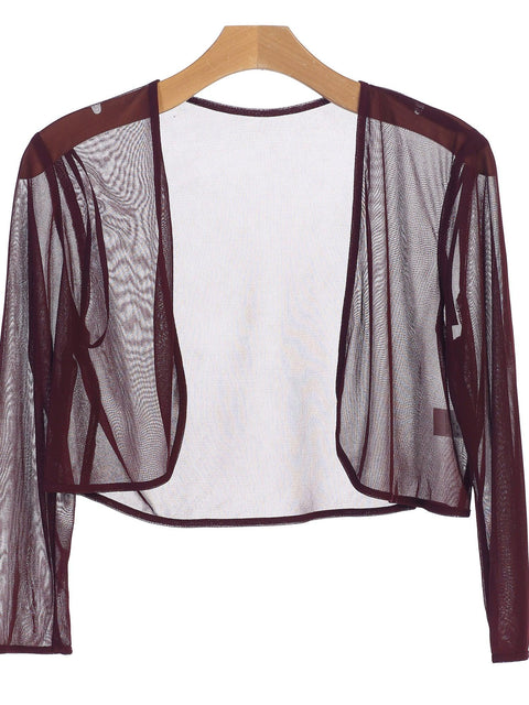 Eva Fashion 3277 Chiffon Bolero Jacket - Sale