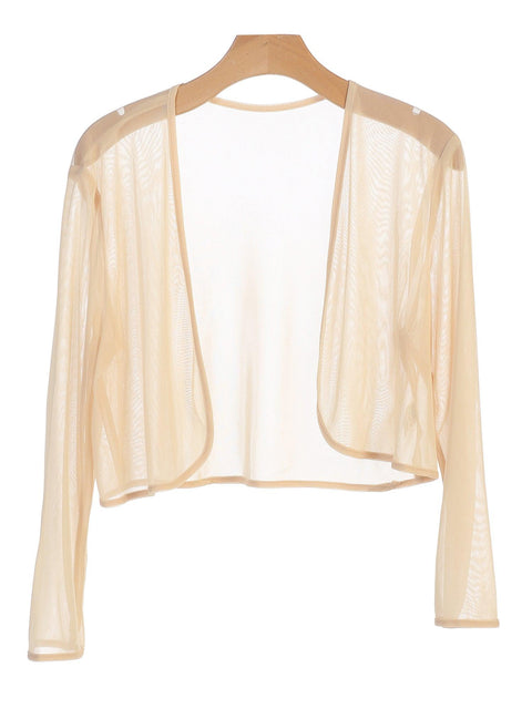 Eva Fashion 3277 Chiffon Bolero Jacket - Sale