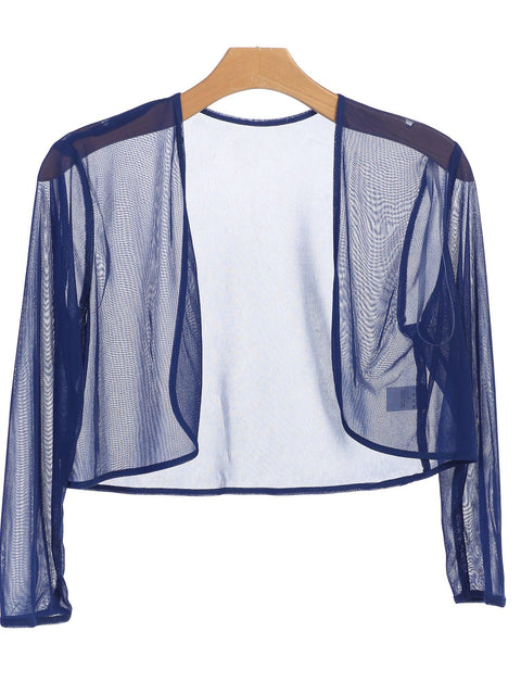 Eva Fashion 3277 Chiffon Bolero Jacket - Sale