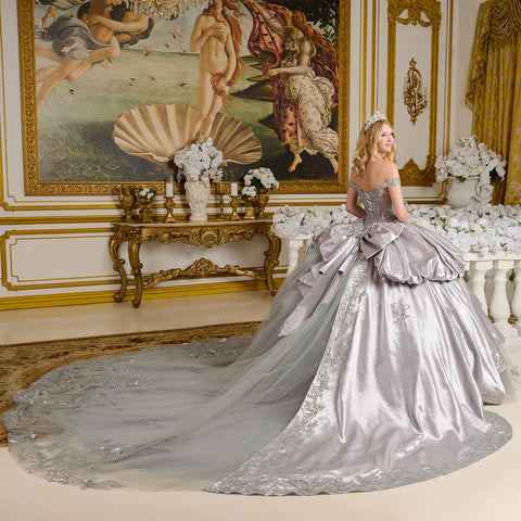 Elizabeth K GL3652 Off Shoulder Ball Quinceañera Dress