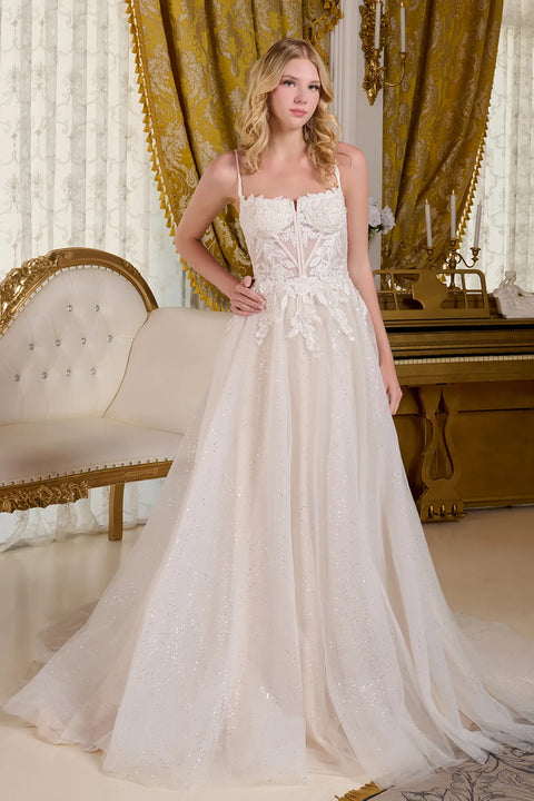GLS Gloria GL3663 Sleeveless Wedding Dress