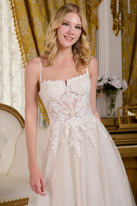 GLS Gloria GL3663 Sleeveless Wedding Dress