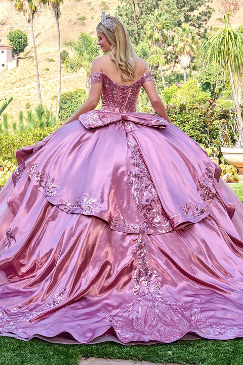 Elizabeth K GL3794 Off Shoulder Ball Quinceañera Dress
