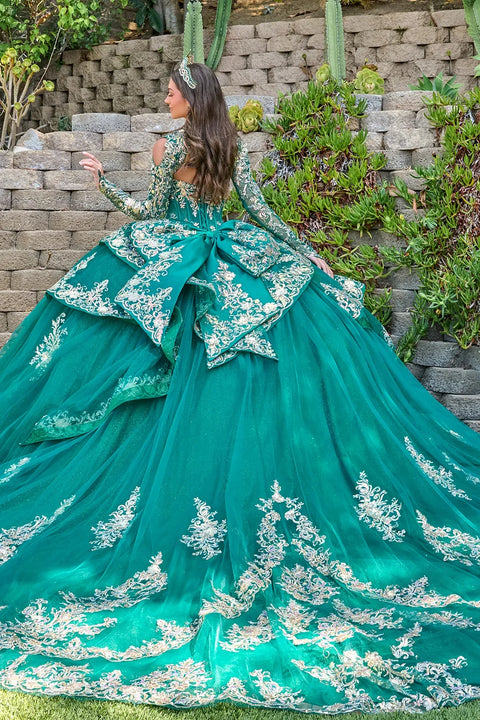 Elizabeth K GL3800 Strapless Bolero Ball Quinceañera Dress