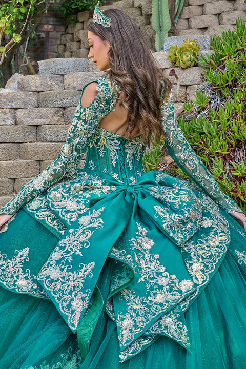 Elizabeth K GL3800 Strapless Bolero Ball Quinceañera Dress