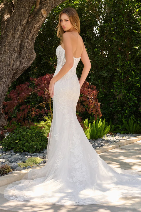 GLS Gloria GL3842 Strapless Bolero Wedding Dress