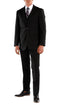 JAX Black Slim Fit 3 Piece Suit