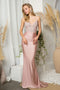 Juno M1006's Sleeveless Mermaid Gown with Stunning Embroidery