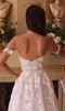 Ladivine WL039 Strapless 3D Floral Bridal Gown