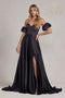 Nox Anabel Long Strapless A-line Slit Dress K1122