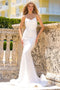 Amelia Couture 3012 Lycra Mermaid Gown with Cowl Neck