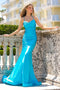 Amelia Couture 3012 Lycra Mermaid Gown with Cowl Neck