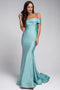 Amelia Couture 373 Off-Shoulder Lycra Mermaid Dress