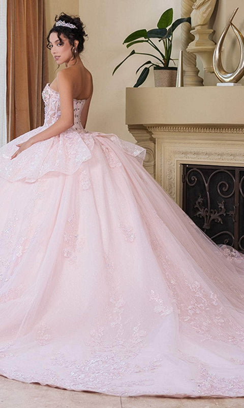 May Queen LK268 Floral Sweetheart Ballgown with Elegant Silhouette