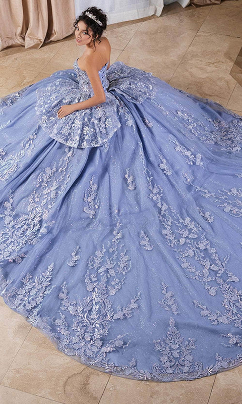 May Queen LK268 Floral Sweetheart Ballgown with Elegant Silhouette