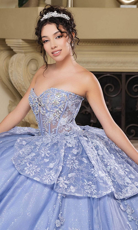 May Queen LK268 Floral Sweetheart Ballgown with Elegant Silhouette