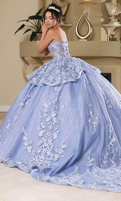 May Queen LK268 Floral Sweetheart Ballgown with Elegant Silhouette