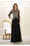 May Queen MQ1549 Plus Size Mother of the Bride Dress with Embroidery