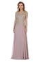May Queen MQ1549 Plus Size Mother of the Bride Dress with Embroidery