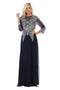 May Queen MQ1549 Plus Size Mother of the Bride Dress with Embroidery