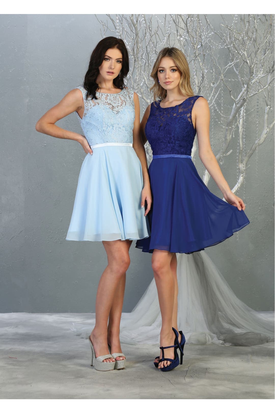 white christmas dresses Drop Waist Corset Dress main image 0