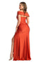 May Queen MQ1825 Off The Shoulder Prom Dress