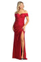 May Queen MQ1825 Off The Shoulder Prom Dress