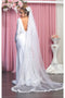 May Queen MQ1833 Long-Sleeve Stretch Bodycon Evening Dress