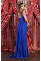 May Queen MQ1834 One Shoulder Simple Stretchy Long Evening Dress