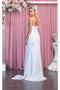 May Queen MQ1834 One Shoulder Simple Stretchy Long Evening Dress