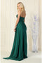 May Queen MQ1834 One Shoulder Simple Stretchy Long Evening Dress