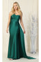 May Queen MQ1834 One Shoulder Simple Stretchy Long Evening Dress